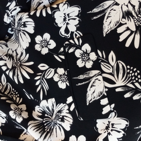 Jones Studio Separates Blazer Button Down Floral Print Sz 16 - Picture 10 of 15